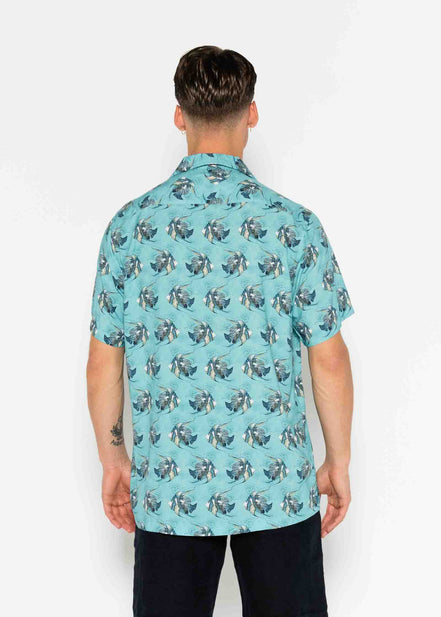 M/C VISCOSE HYPNOTIC BOWLING SHIRT