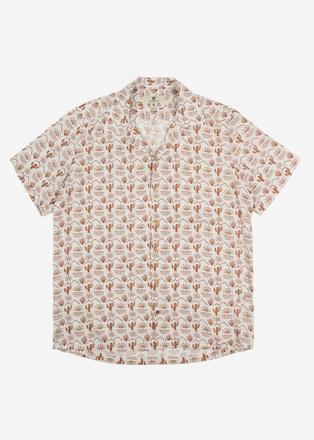 DESERT VISCOSE BOWLING SHIRT