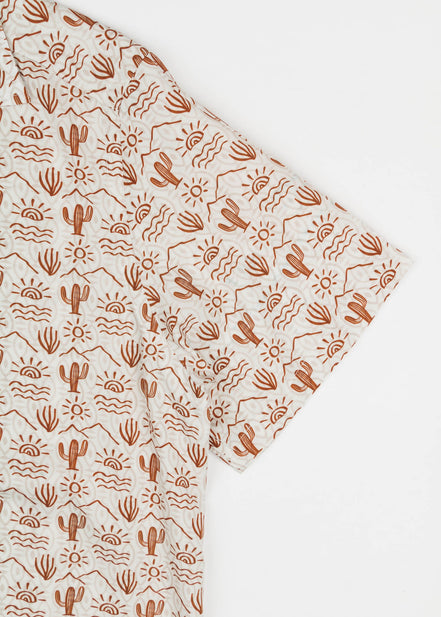 DESERT VISCOSE BOWLING SHIRT