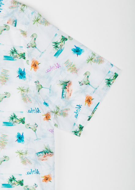 M/C BOWLING VOILÈ ALOHA SHIRT