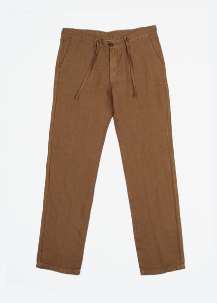 LINEN PANTS WITH DRAWSTRING