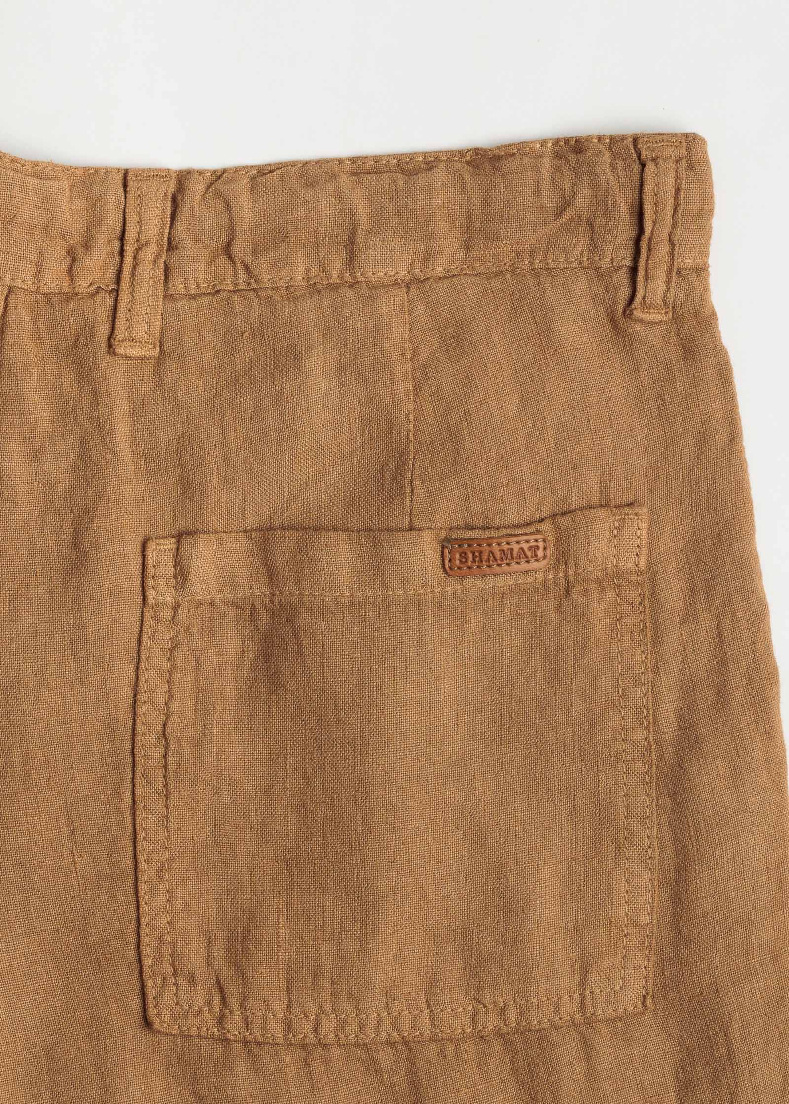 LINEN PANTS WITH DRAWSTRING