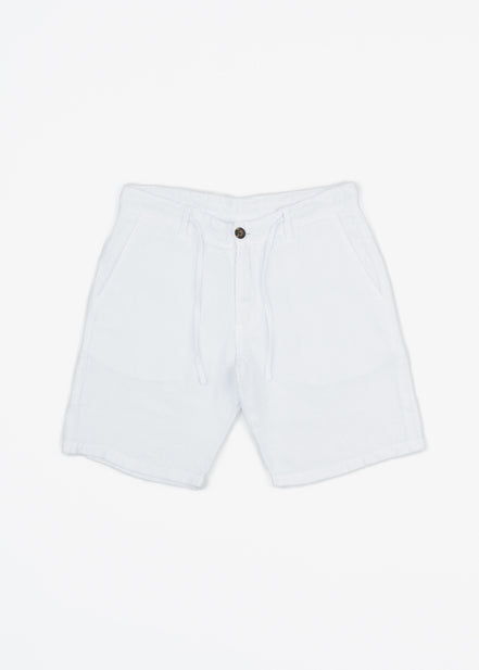 LINEN BERMUDA SHORTS WITH DRAWSTRING