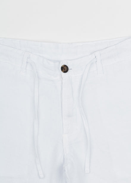 LINEN BERMUDA SHORTS WITH DRAWSTRING