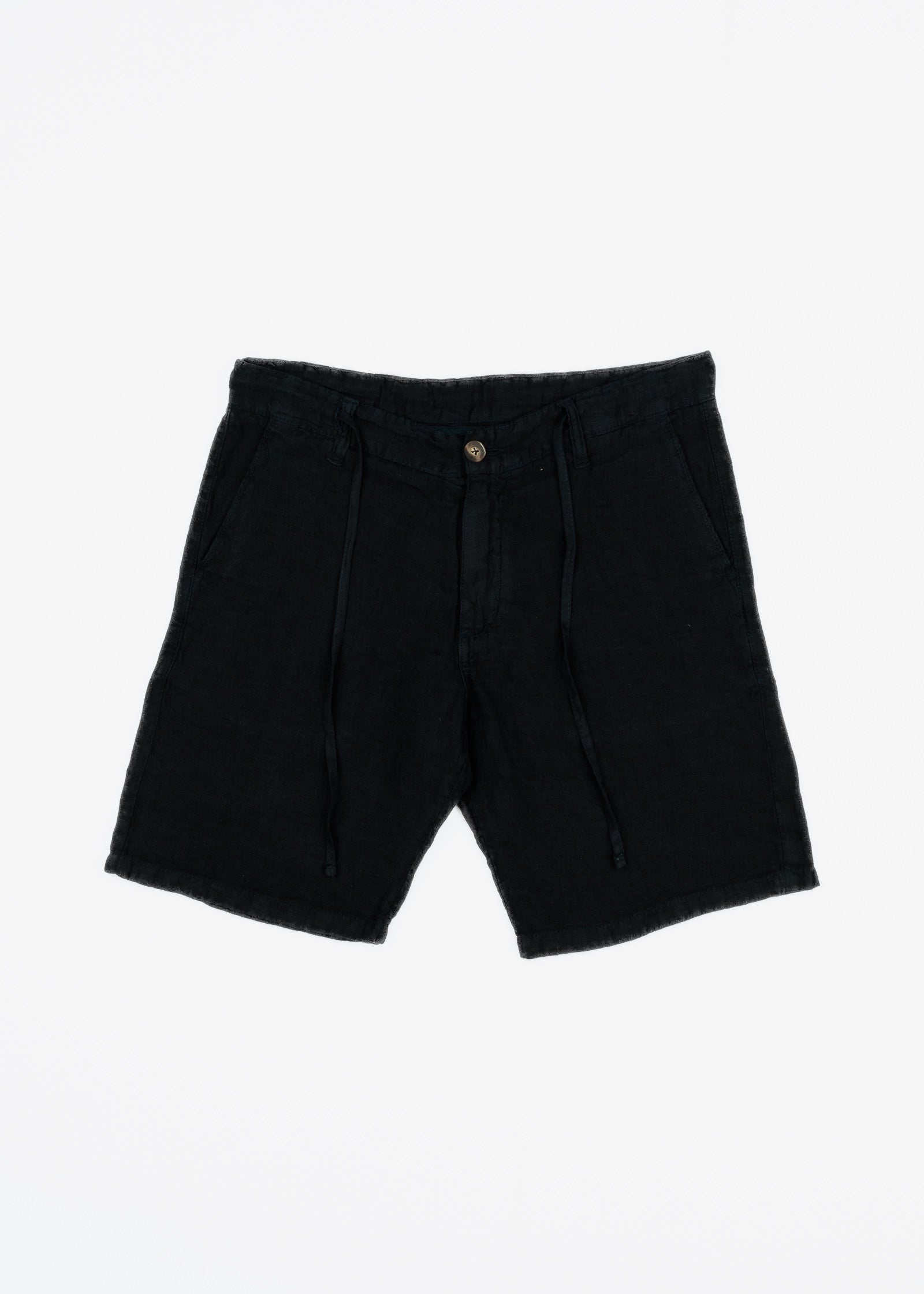 LINEN BERMUDA SHORTS WITH DRAWSTRING