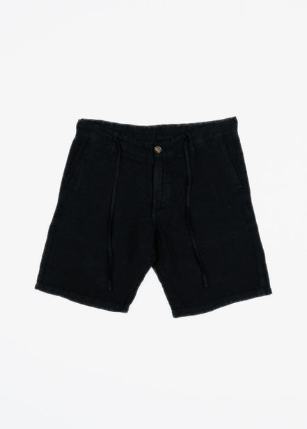 LINEN BERMUDA SHORTS WITH DRAWSTRING