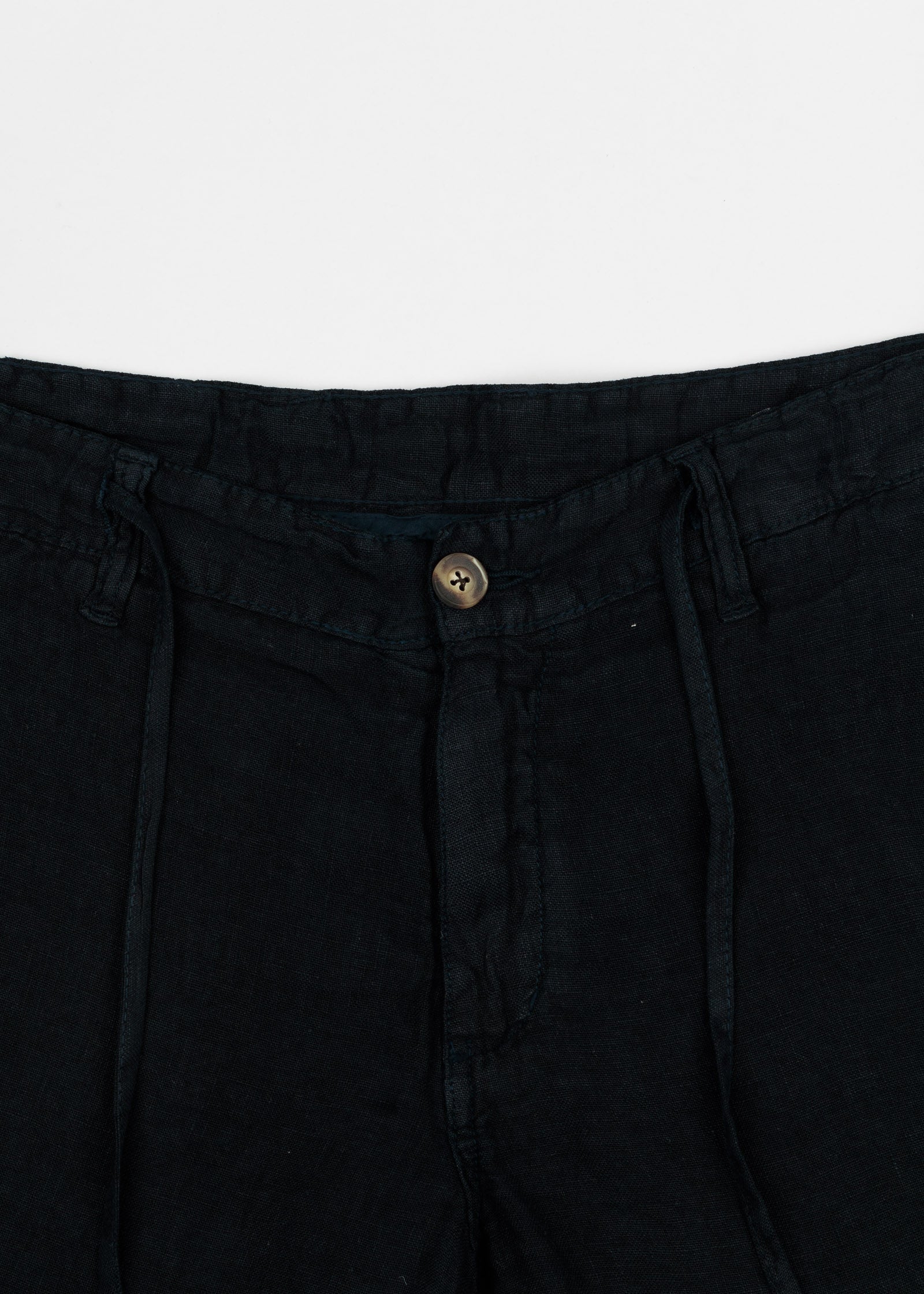 LINEN BERMUDA SHORTS WITH DRAWSTRING