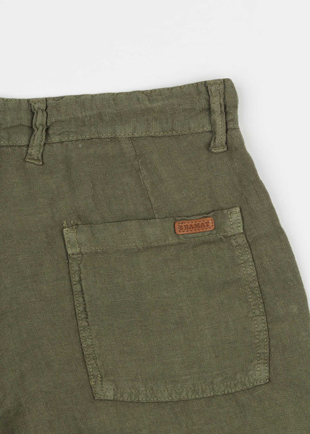 LINEN BERMUDA SHORTS WITH DRAWSTRING