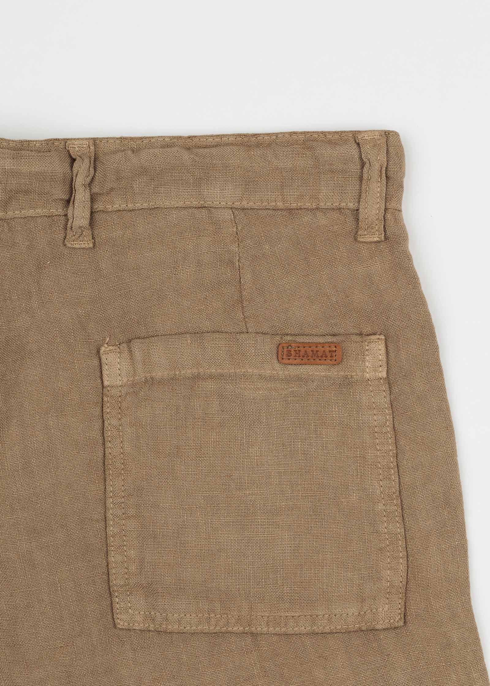 LINEN BERMUDA SHORTS WITH DRAWSTRING