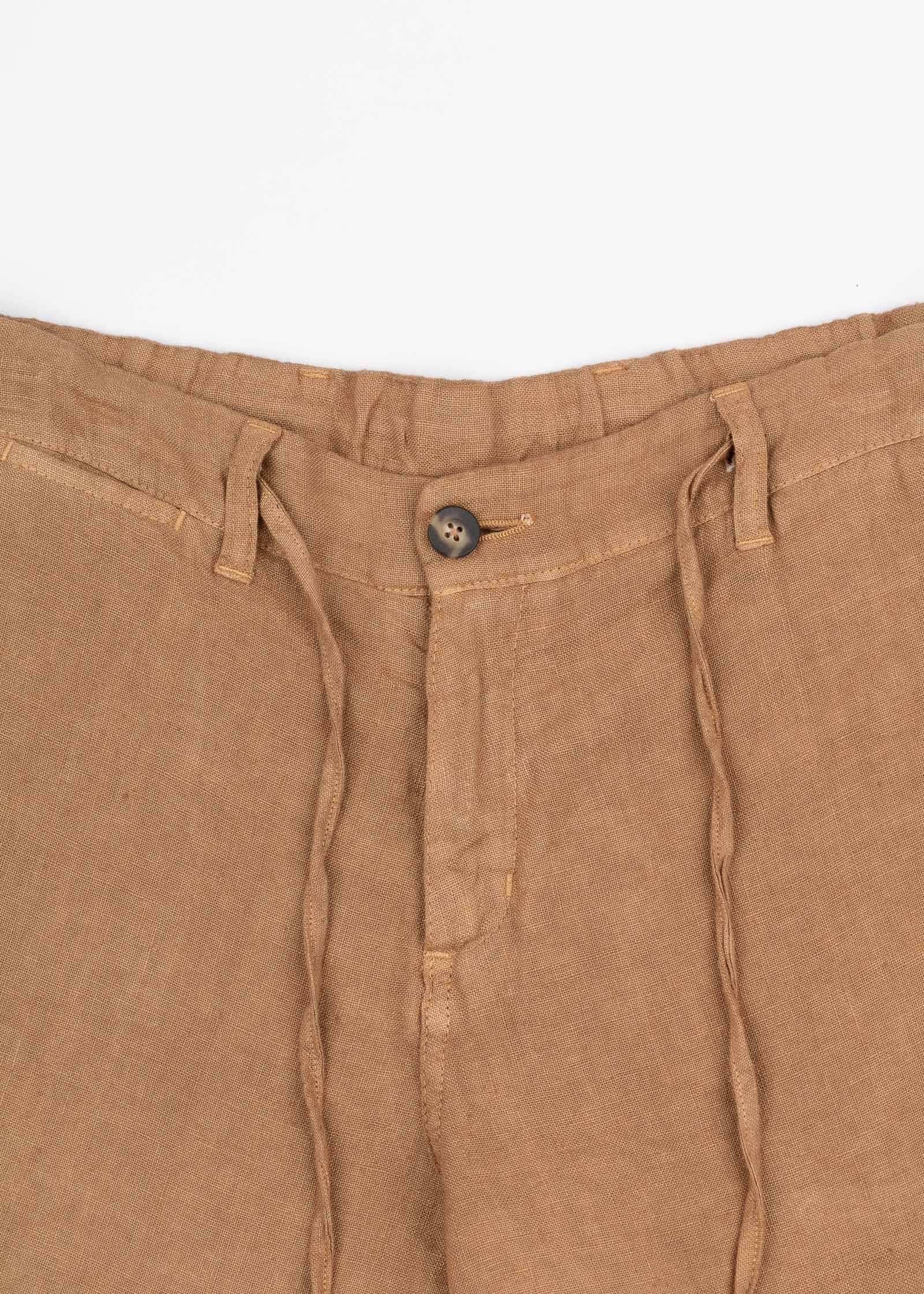 LINEN BERMUDA SHORTS WITH DRAWSTRING