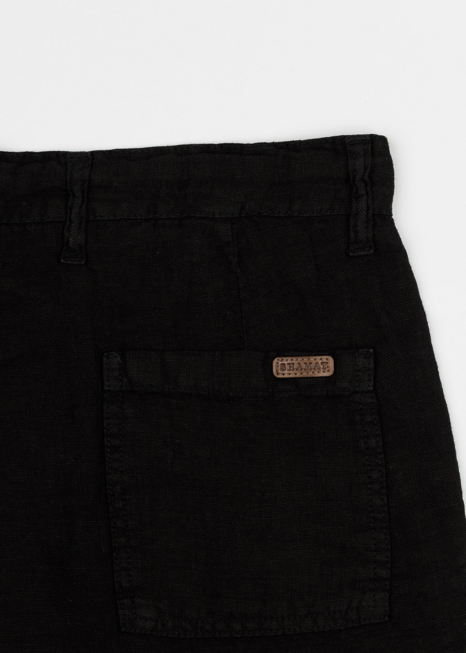 LINEN BERMUDA SHORTS WITH DRAWSTRING
