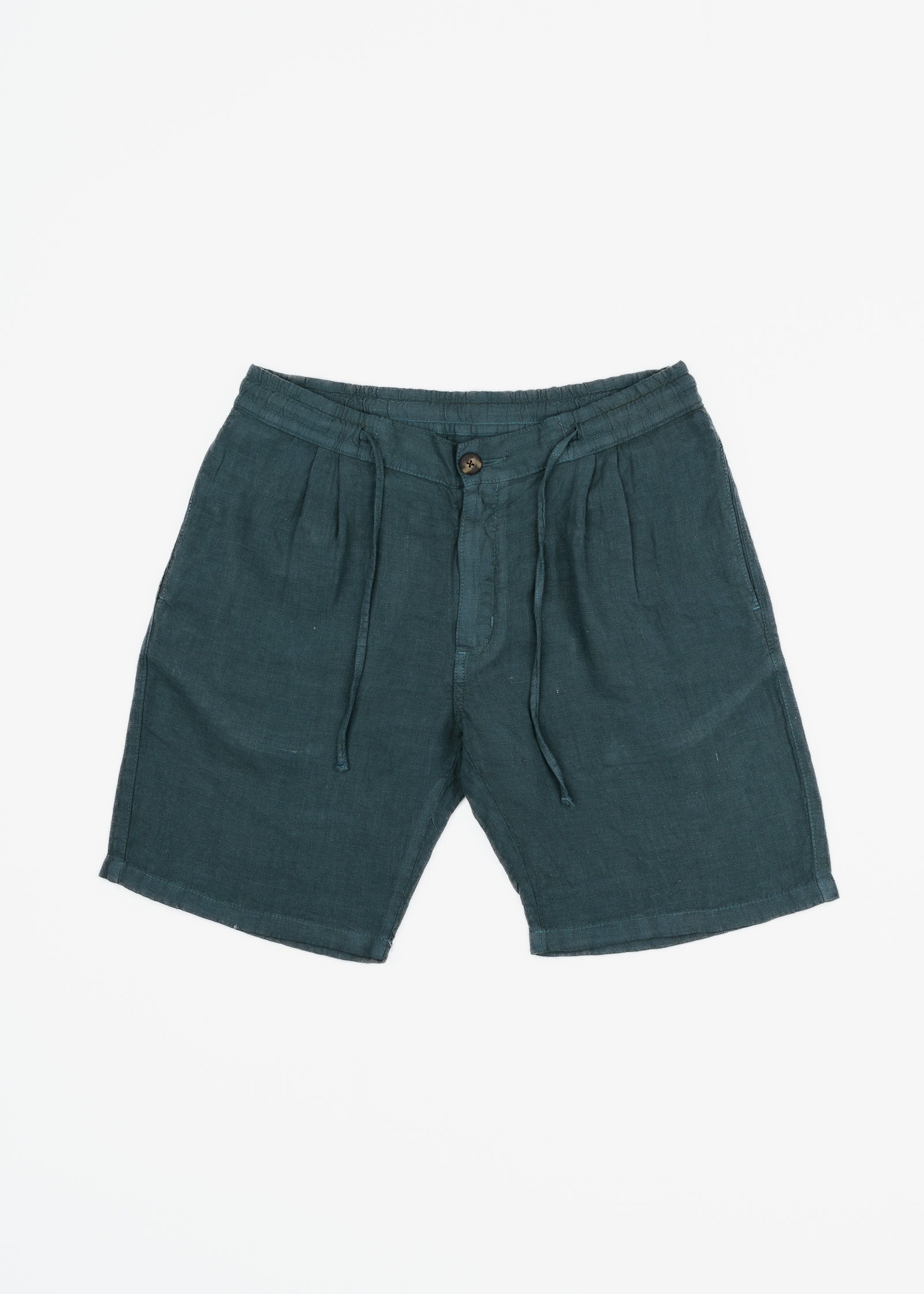 LINEN BERMUDA SHORTS WITH DARTS
