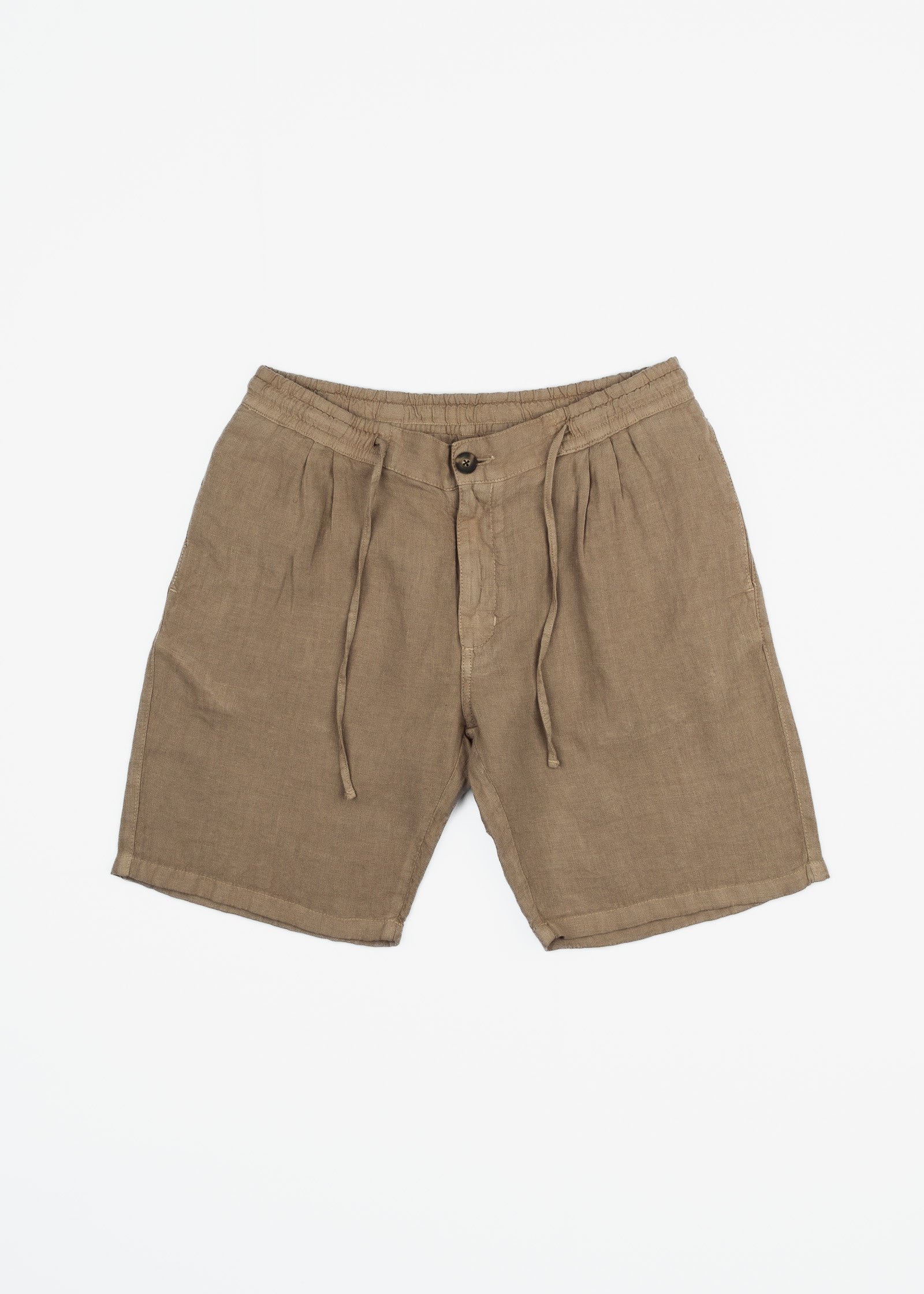 LINEN BERMUDA SHORTS WITH DARTS