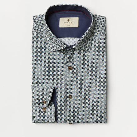 CAMISA DE ALGODÃO ESTAMPADA JARIN