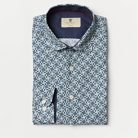 CAMISA DE ALGODÃO ESTAMPADA JARIN