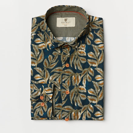 CAMISA DE ALGODÃO ESTAMPADA JADE