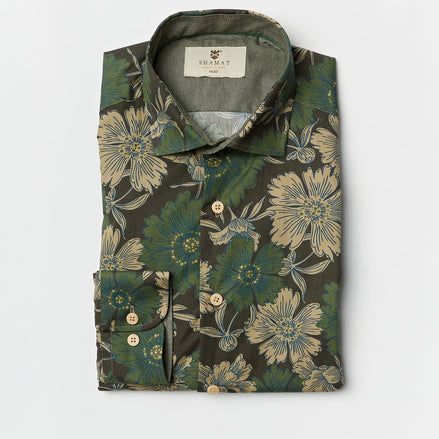 CAMISA DE ALGODÃO ESTAMPADA TRM