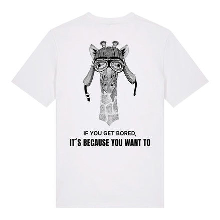 T-SHIRT COM ESTAMPA DE GIRAFA