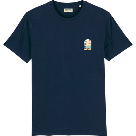 T-shirt estampada de praia