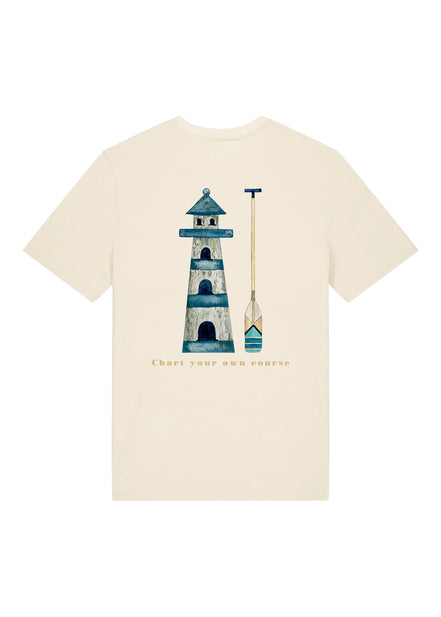 T-SHIRT COM ESTAMPA DE FAROL
