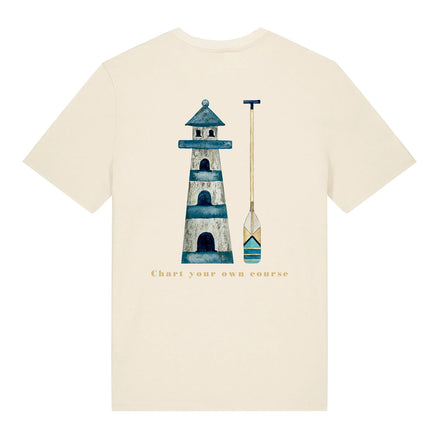 T-SHIRT COM ESTAMPA DE FAROL