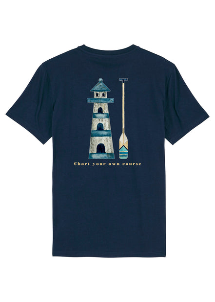 T-SHIRT COM ESTAMPA DE FAROL