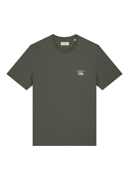 Printed T-shirt with sneakers
