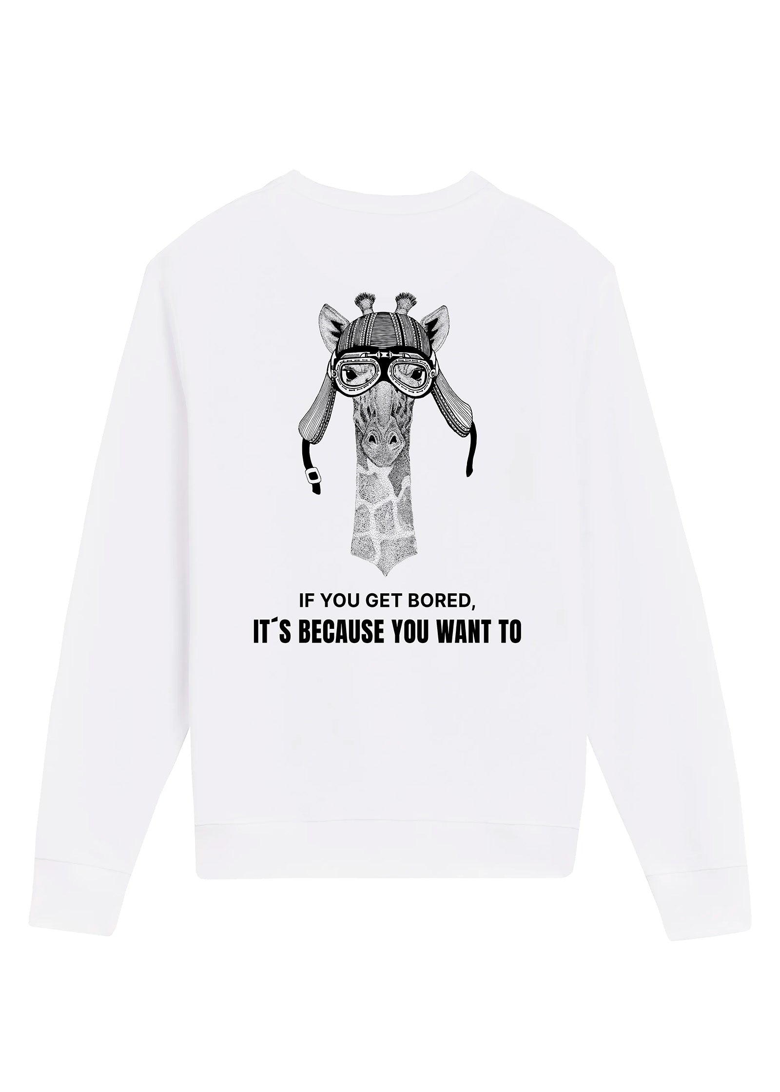 GIRAFFE PRINT SWEATSHIRT