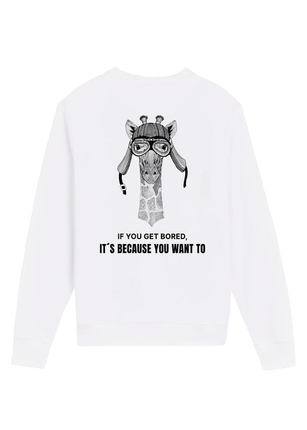 GIRAFFE PRINT SWEATSHIRT