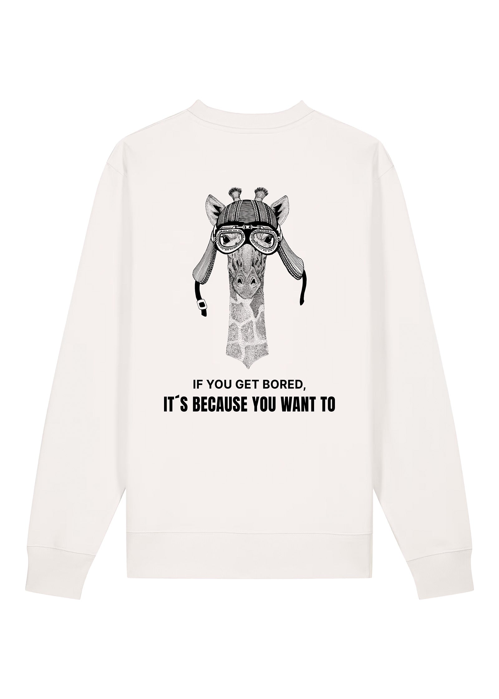 GIRAFFE PRINT SWEATSHIRT