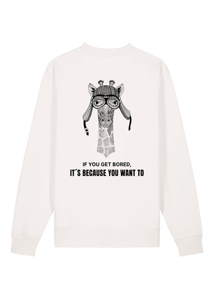 GIRAFFE PRINT SWEATSHIRT