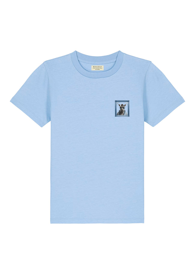 CHILDREN'S ZEBRA PRINT T-SHIRT